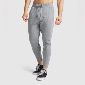 Gymshark Critical Zip Joggers in Charcoal Marl